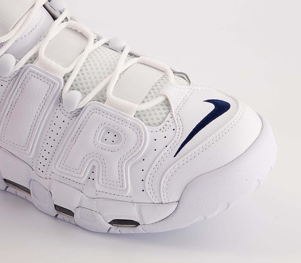 Nike Air More Uptempo 96 Trainers Nike Air More Uptempo 96 Trainers White Midnight Navy White Midnight Navy