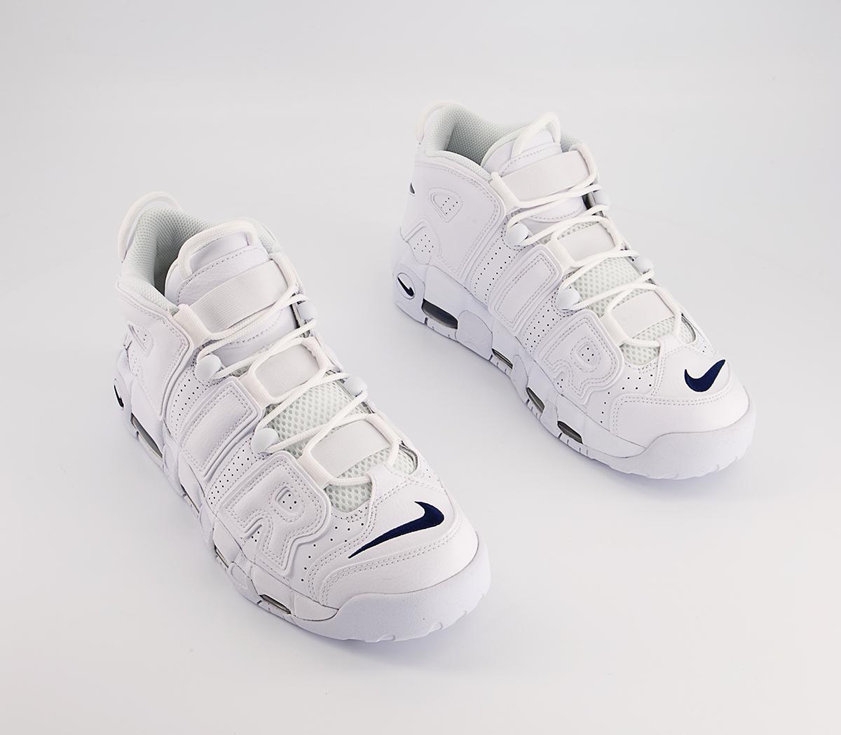 Nike Air More Uptempo 96 Trainers Nike Air More Uptempo 96 Trainers White Midnight Navy White Midnight Navy