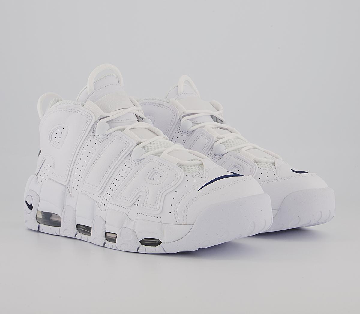 Nike Air More Uptempo 96 Trainers Nike Air More Uptempo 96 Trainers White Midnight Navy White Midnight Navy