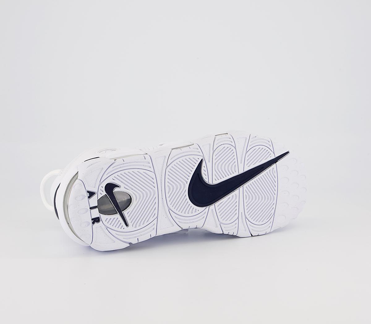 Nike Air More Uptempo 96 Trainers Nike Air More Uptempo 96 Trainers White Midnight Navy White Midnight Navy