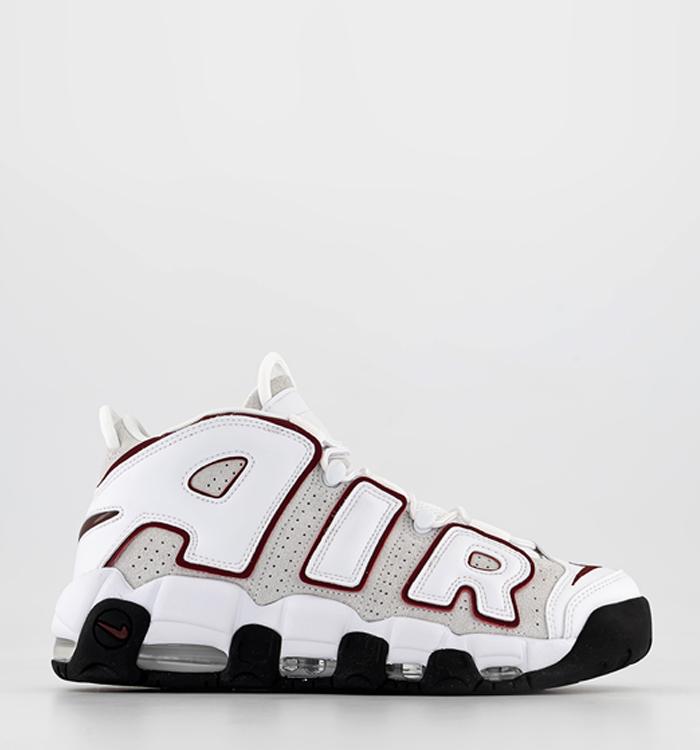 Nike Air More Uptempo 96 Trainers White Team Red Summit White Best Grey