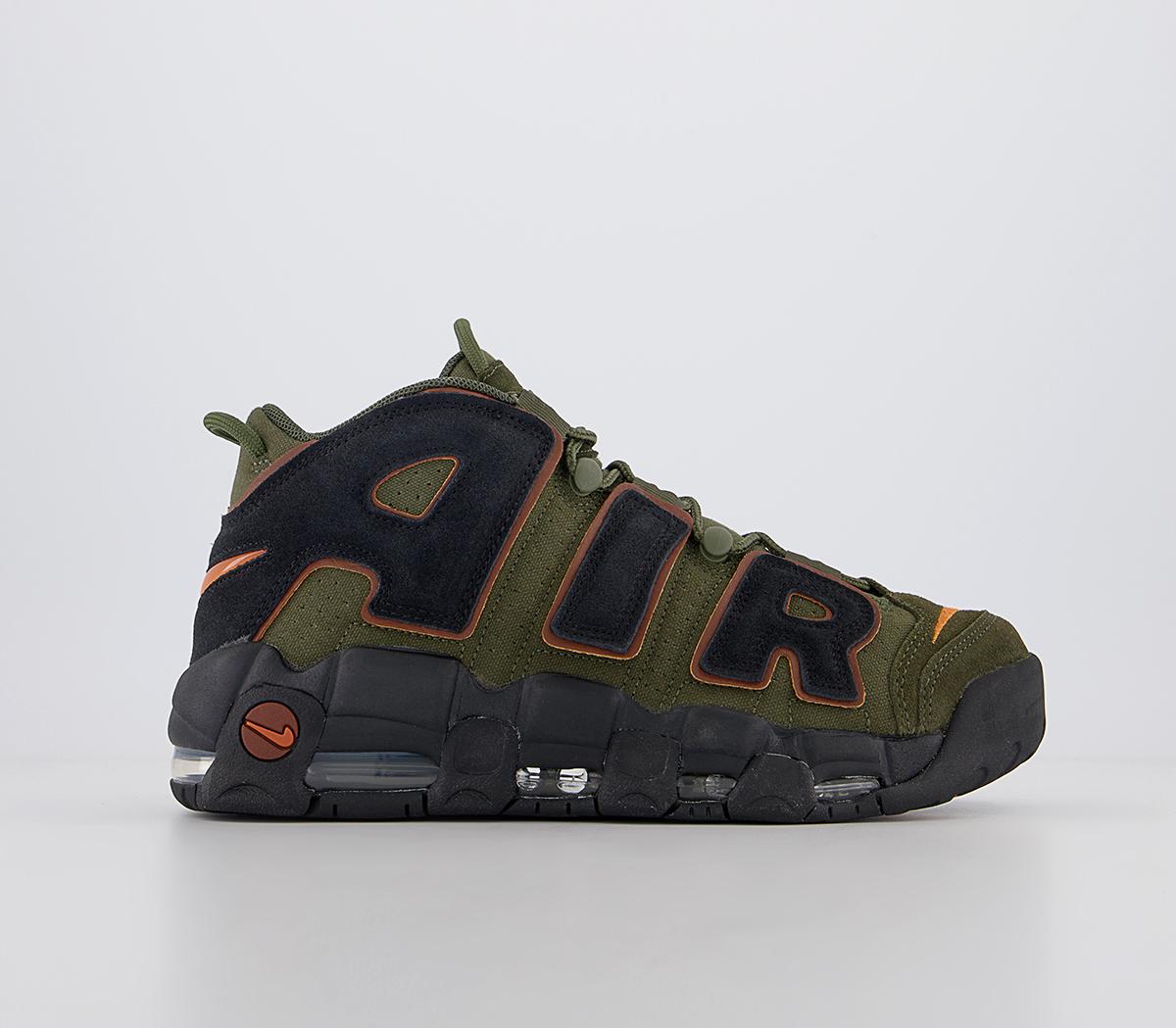 Nike uptempo 96 black hotsell and camo