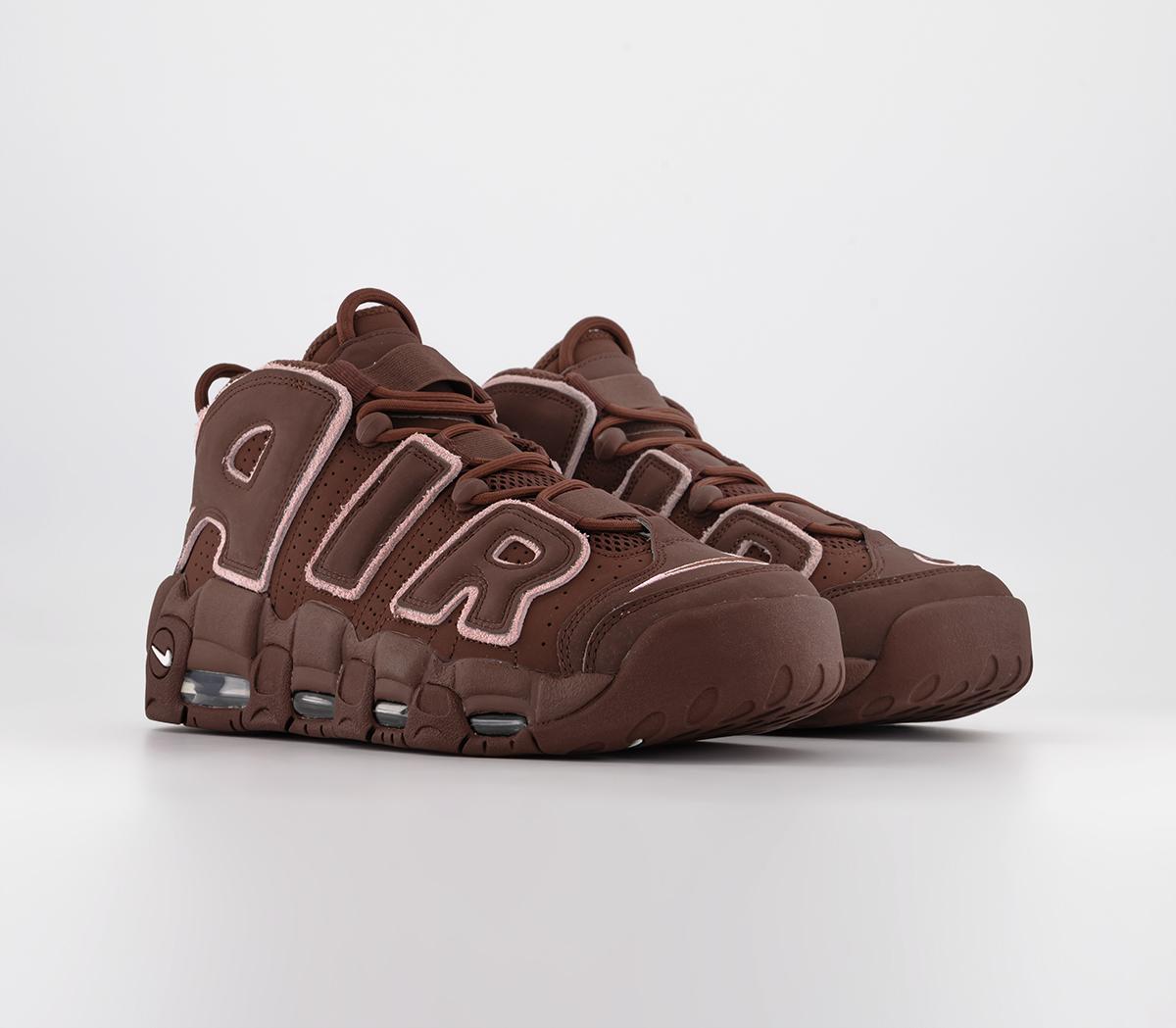 NikeAir More Uptempo 96 TrainersDark Pony Medium Soft Pink Coconut Milk