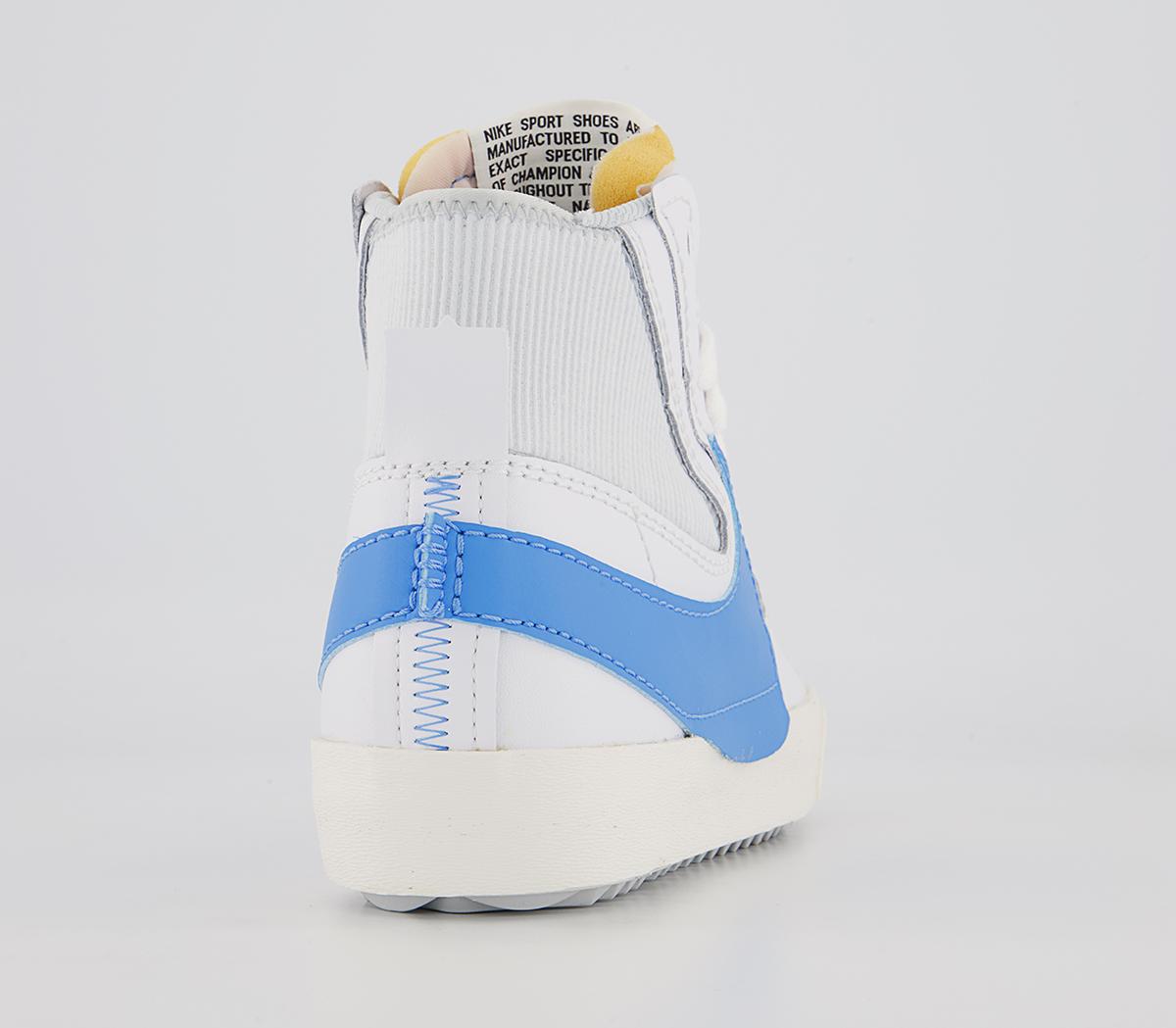 Nike Blazer Mid 77 Jumbo Trainers Nike Blazer Mid 77 Jumbo Trainers White University Blue Sail Black