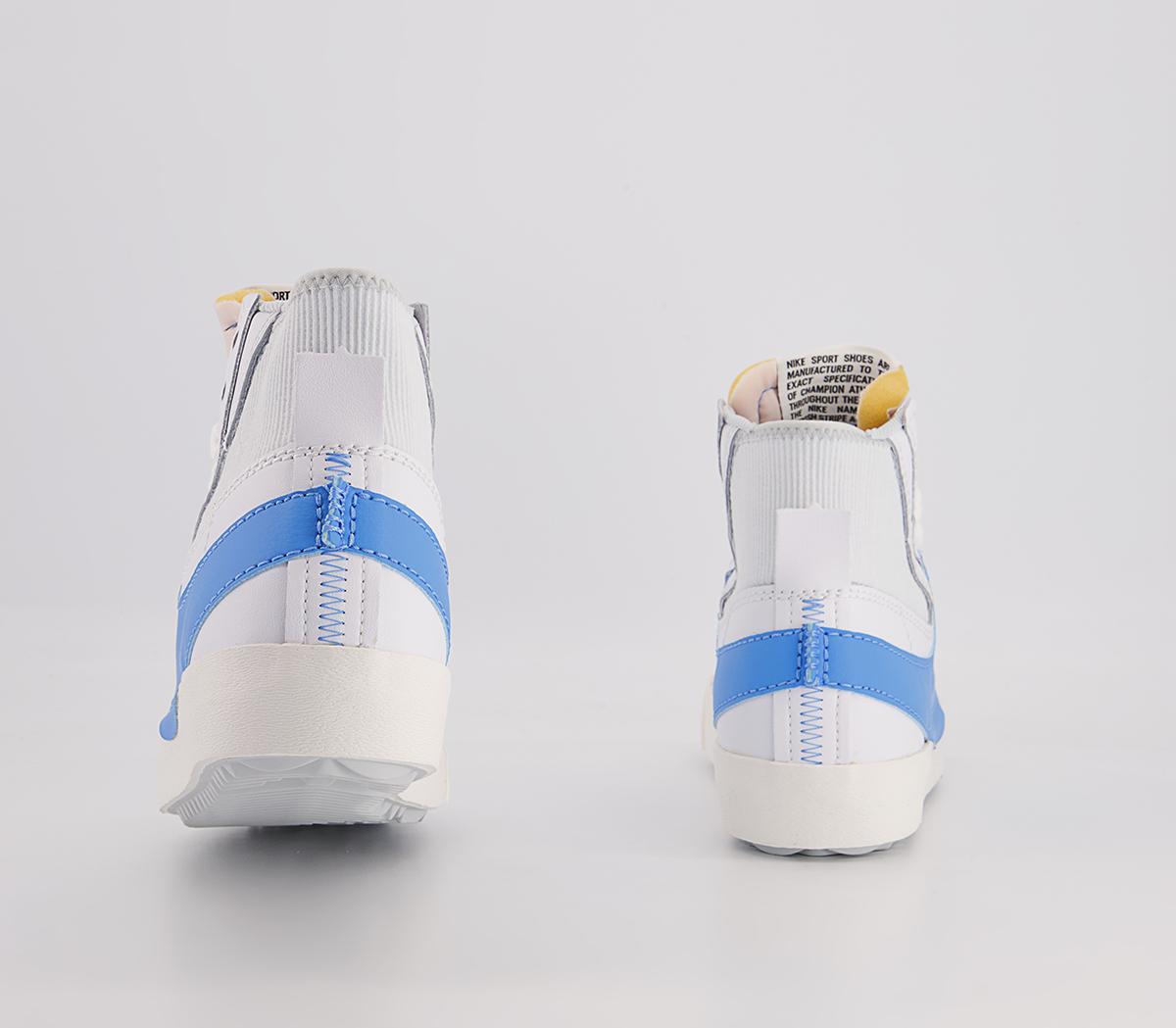 Nike Blazer Mid 77 Jumbo Trainers Nike Blazer Mid 77 Jumbo Trainers White University Blue Sail Black