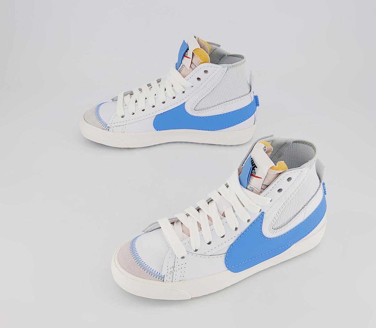 Nike Blazer Mid 77 Jumbo Trainers Nike Blazer Mid 77 Jumbo Trainers White University Blue Sail Black
