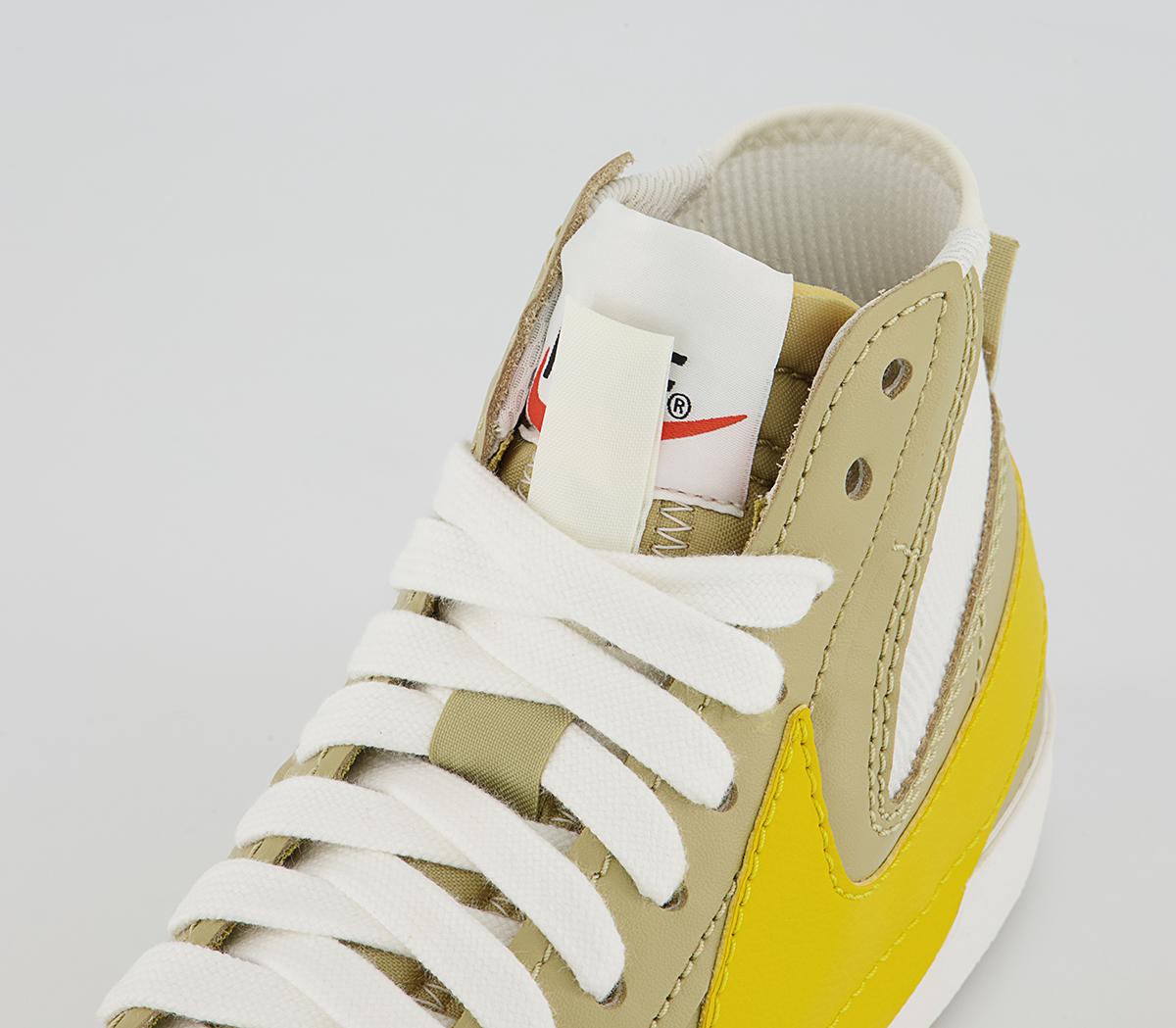Nike Blazer Mid 77 Jumbo Trainers Nike Blazer Mid 77 Jumbo Trainers Wheat Grass Vivid Sulfur Sail