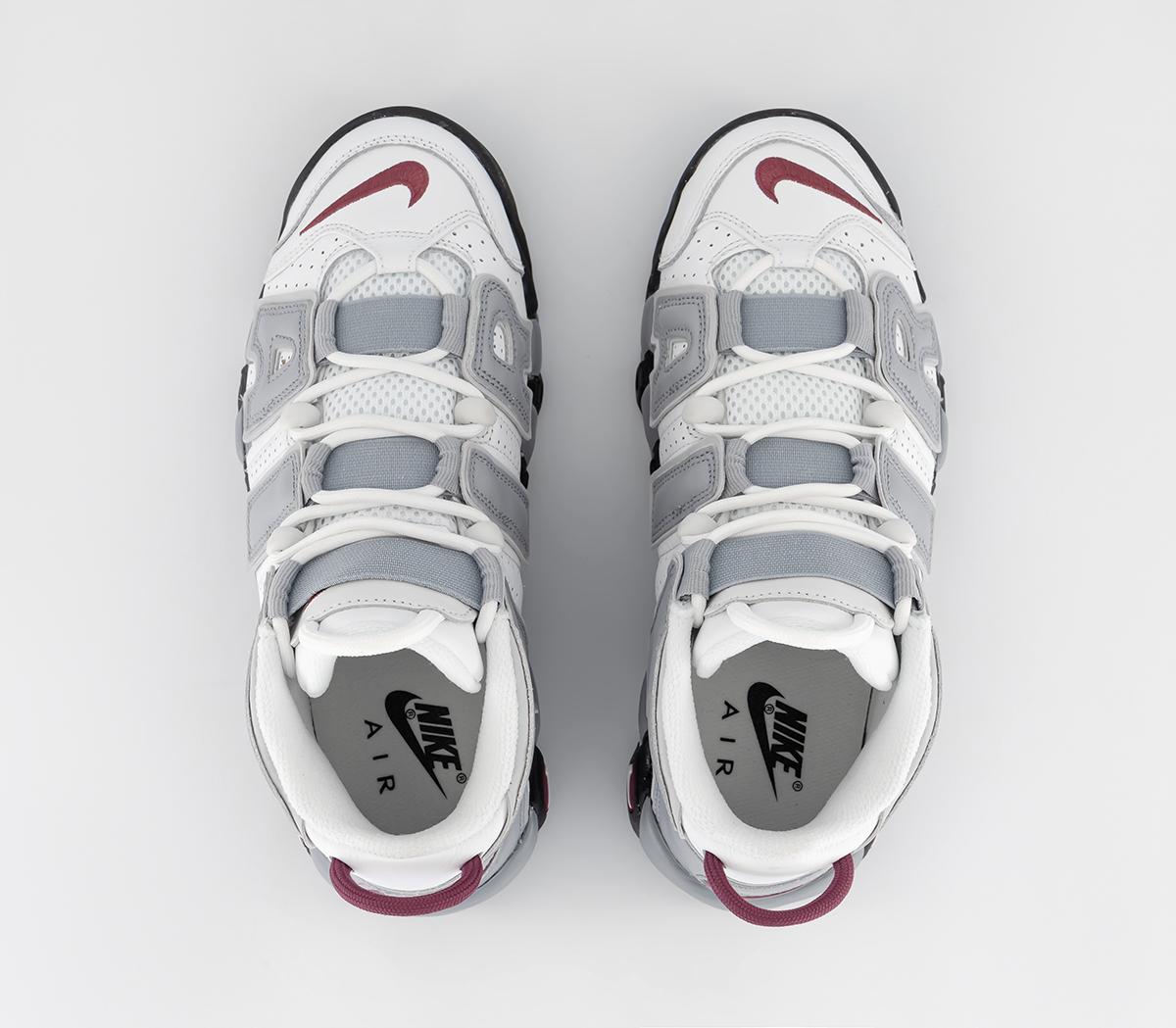 NikeAir More Uptempo TrainersSummit White Rosewood Wolf Grey