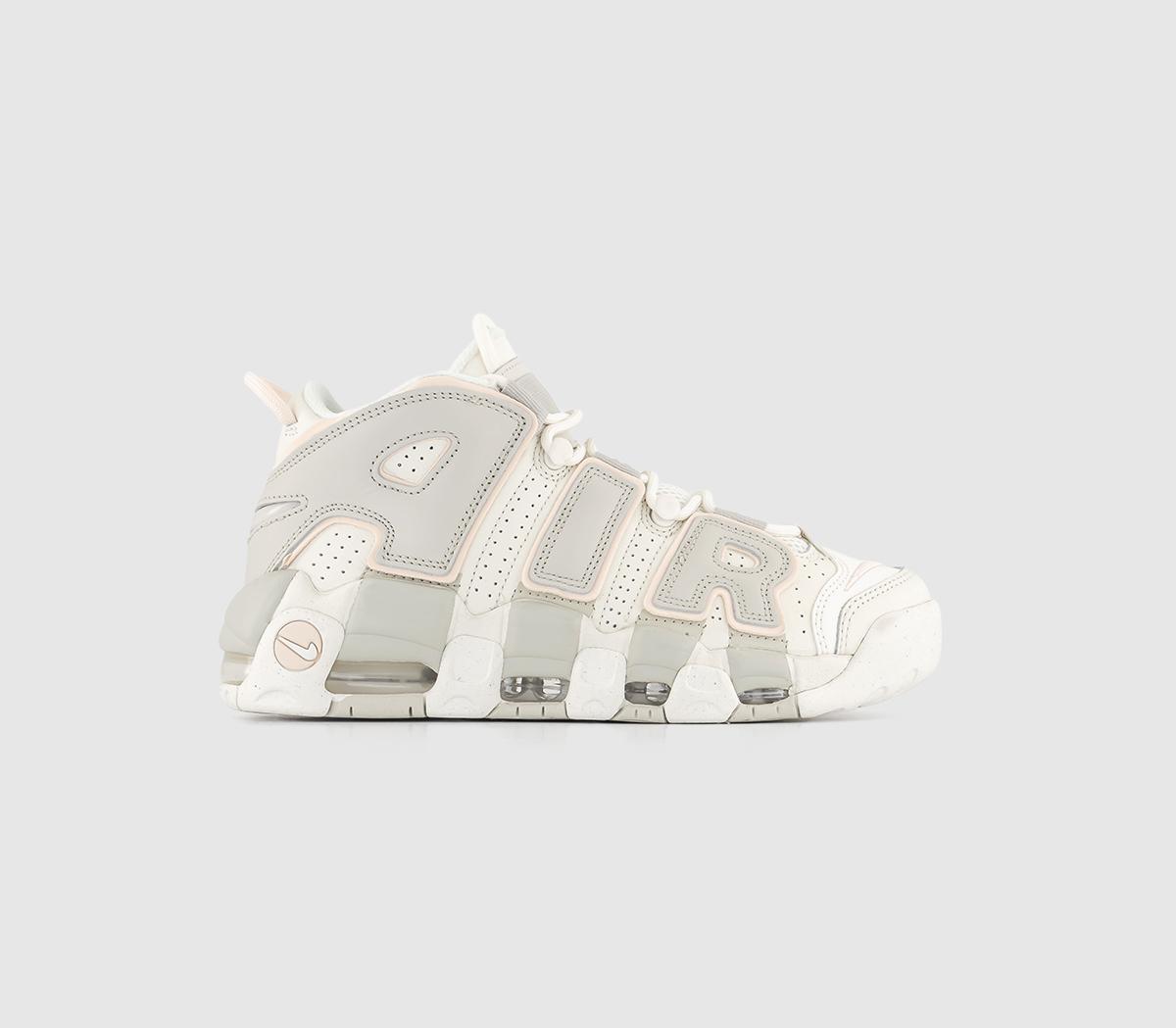 NikeAir More Uptempo TrainersSail Guava Ice Light Bone