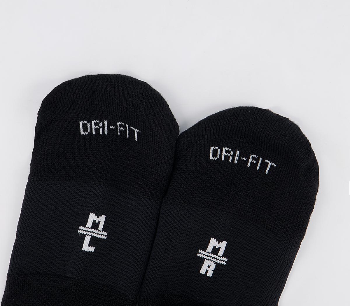 Jordan Zion Flight Crew Socks Jordan Zion Flight Crew Socks Black White