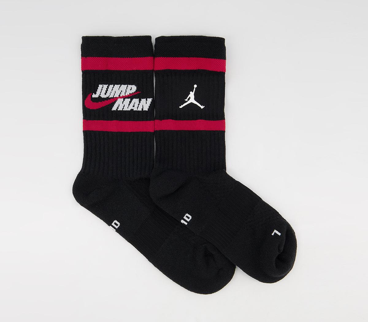 Jumpman crew socks best sale