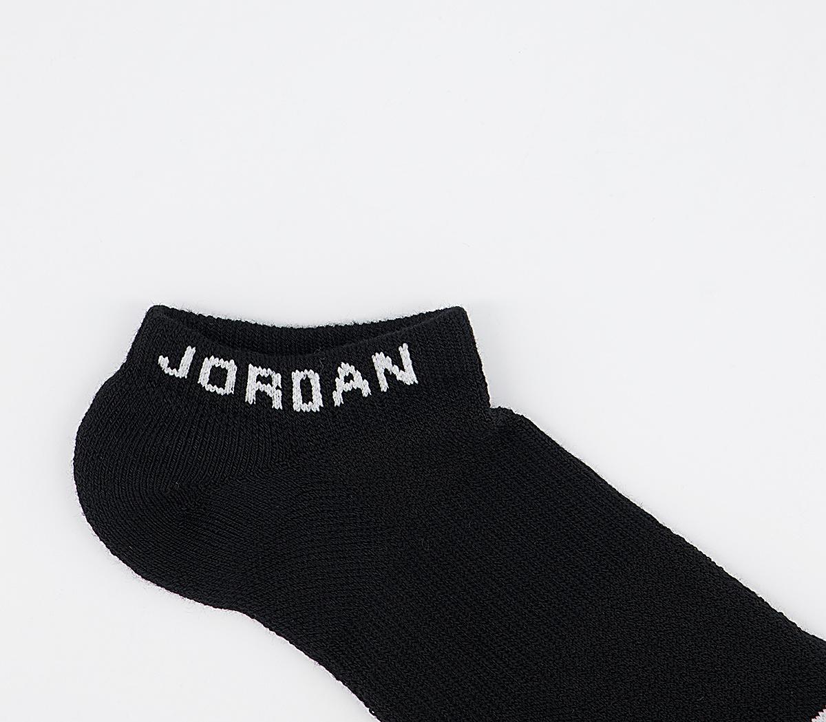 Jordan Jordan No Show Socks Jordan Jordan No Show Socks Black White