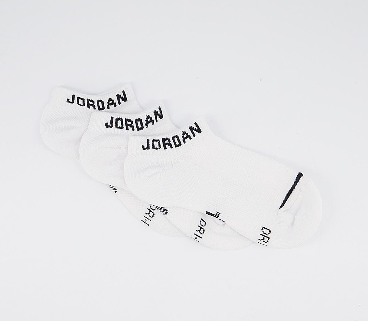JordanJordan No Show Socks JordanJordan No Show SocksWhite Black