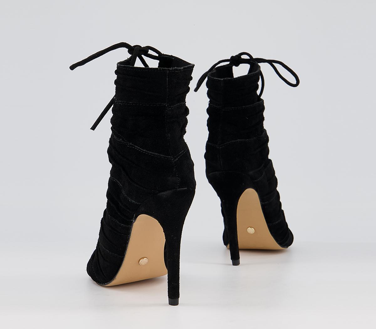 Office Heard Ghillie Shoeboots Office Heard Ghillie Shoeboots Black Suede