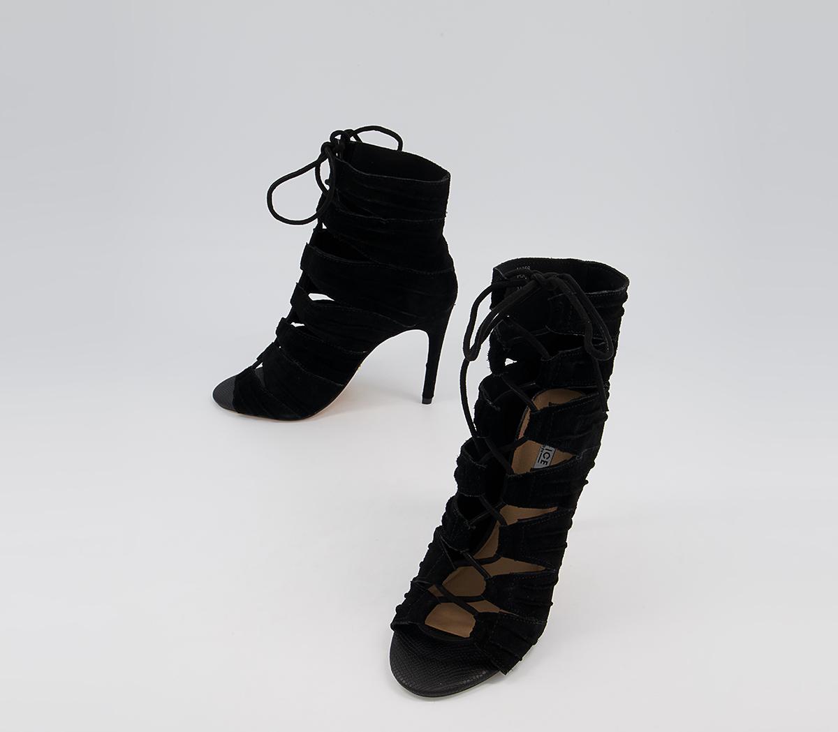 Office Heard Ghillie Shoeboots Office Heard Ghillie Shoeboots Black Suede