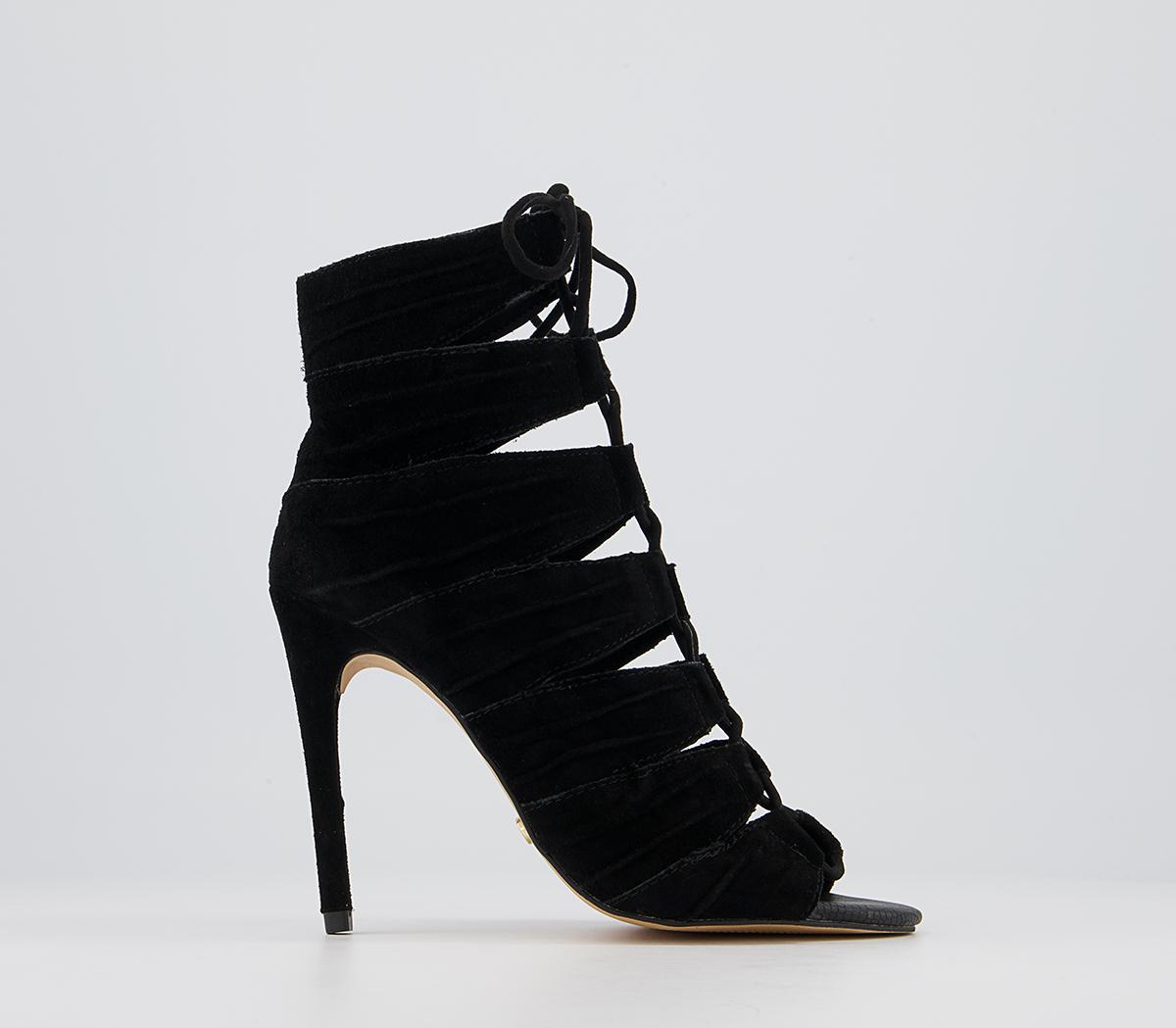 Office Heard Ghillie Shoeboots Office Heard Ghillie Shoeboots Black Suede