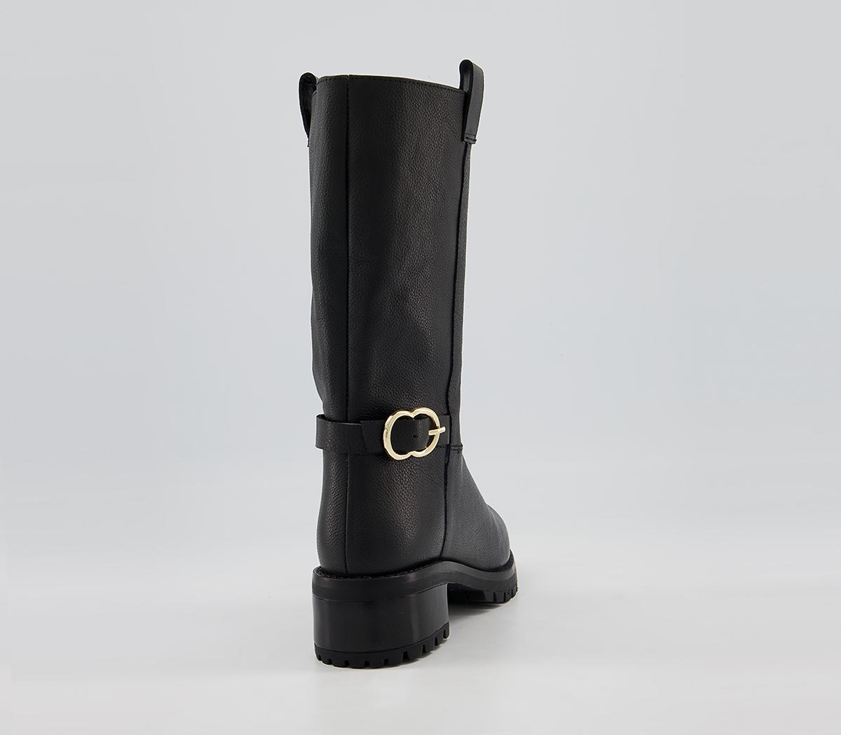 Office Kingsland Calf Boots Office Kingsland Calf Boots Black Tumbled Leather