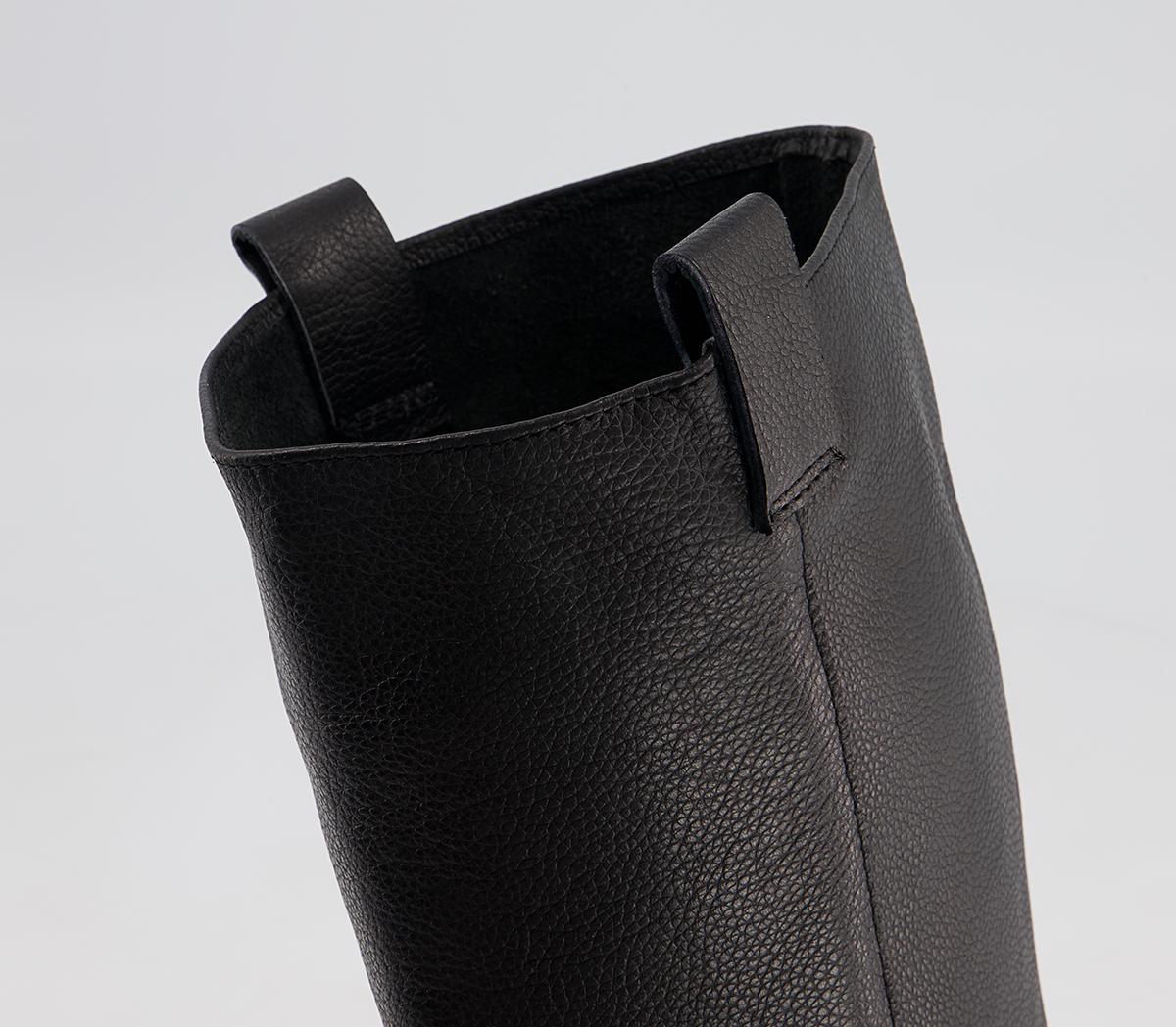 Office Kingsland Calf Boots Office Kingsland Calf Boots Black Tumbled Leather