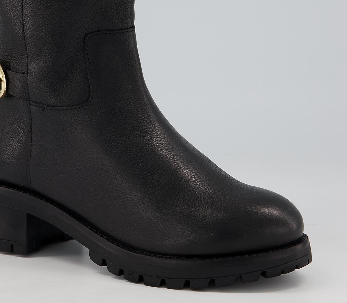 Office Kingsland Calf Boots Office Kingsland Calf Boots Black Tumbled Leather