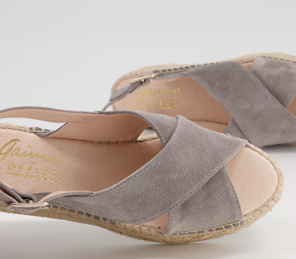 Gaimo for OFFICE Lisbet Buckle Sandals Gaimo for OFFICE Lisbet Buckle Sandals Grey