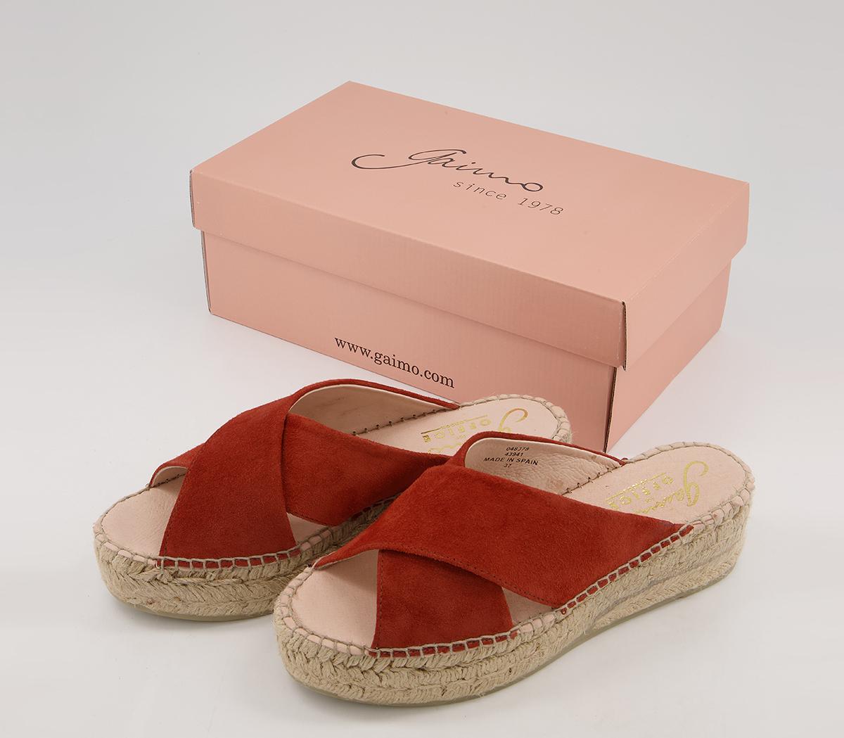 Gaimo for OFFICE Lisbet Mules Gaimo for OFFICE Lisbet Mules Rust
