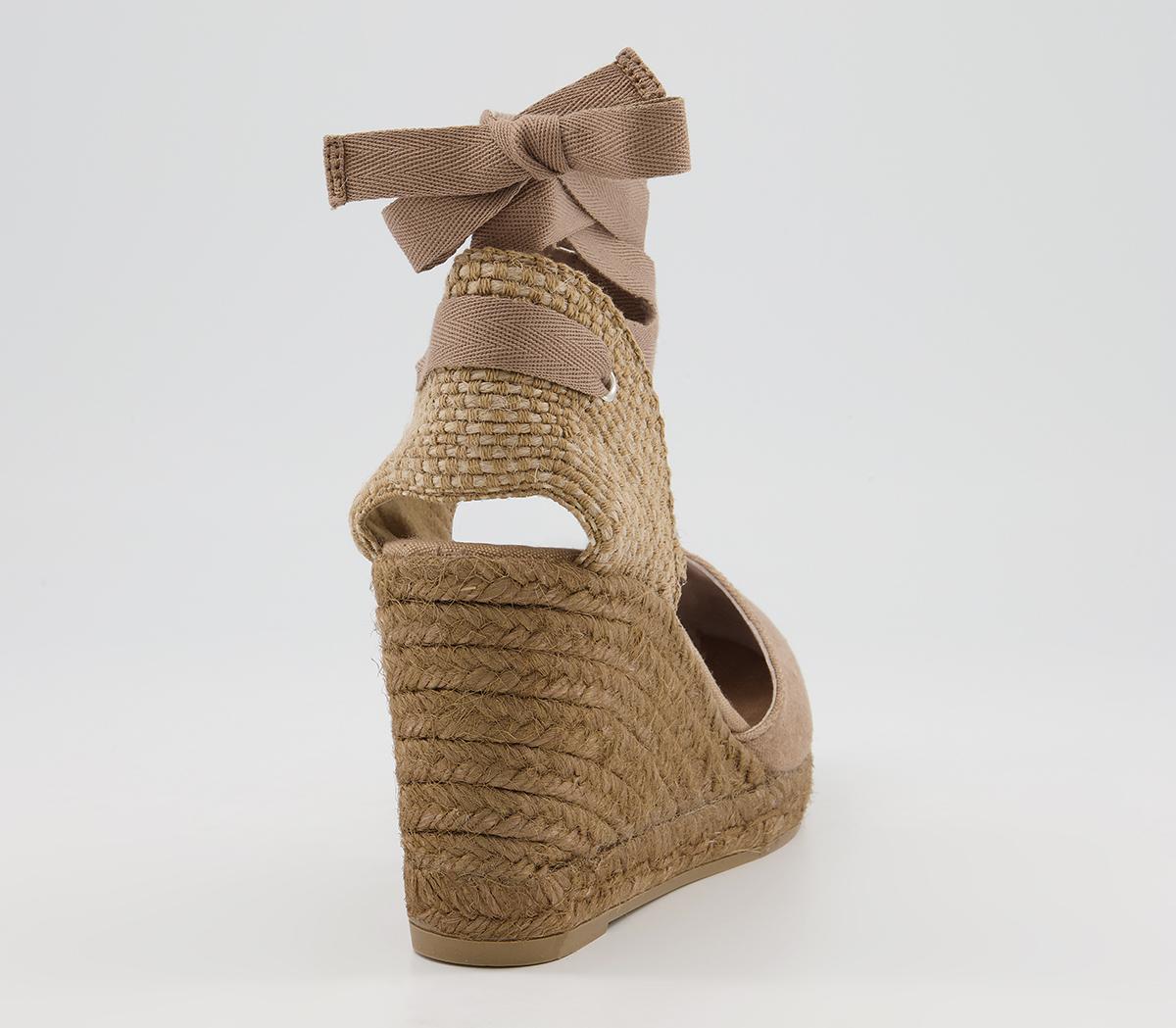 Gaimo for OFFICE Ankle Tie Wedges Gaimo for OFFICE Ankle Tie Wedges Beige