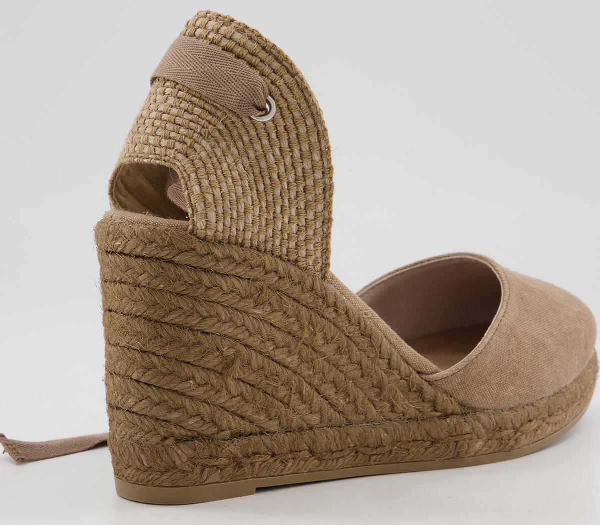Gaimo for OFFICEAnkle Tie WedgesBeige