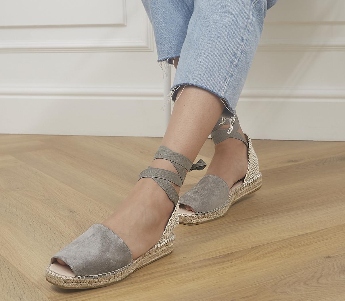 Flat ankle tie outlet espadrilles