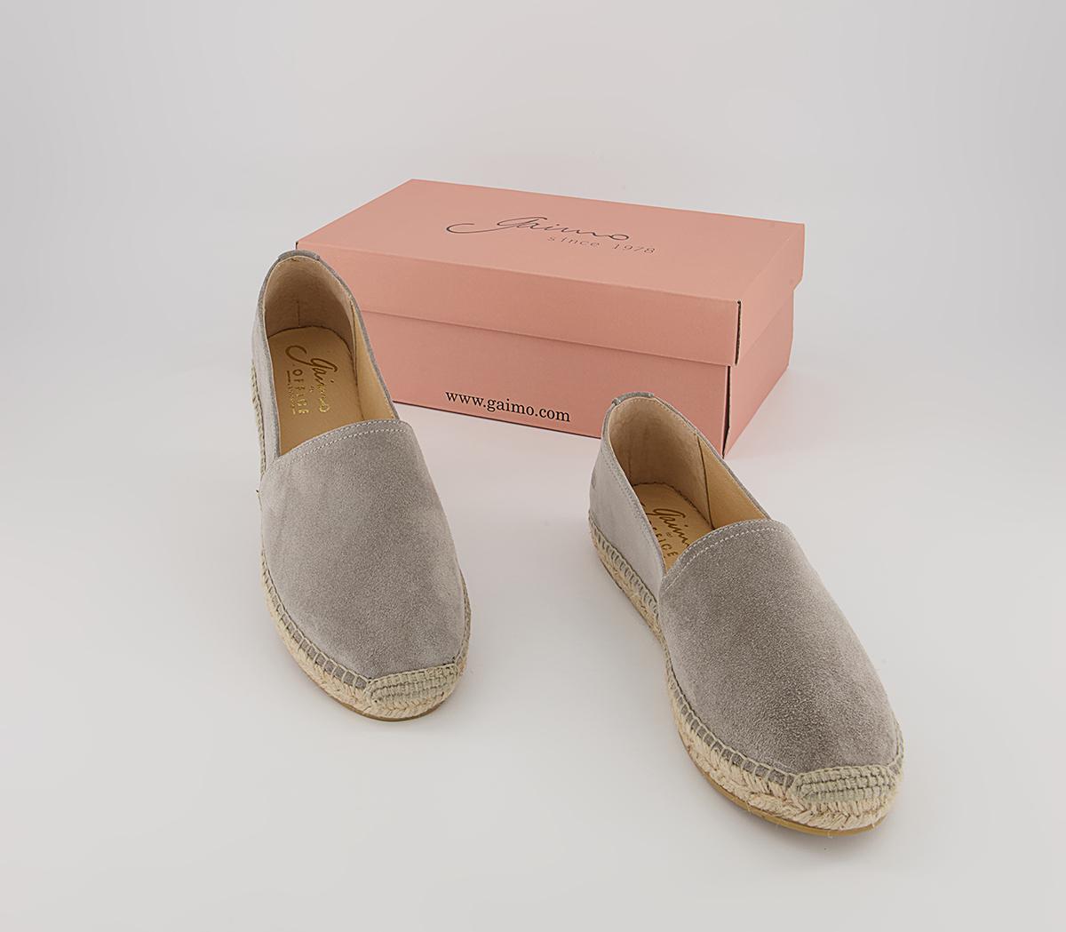 Gaimo for OFFICE Camping Slip On Shoes Gaimo for OFFICE Camping Slip On Shoes Grey Suede