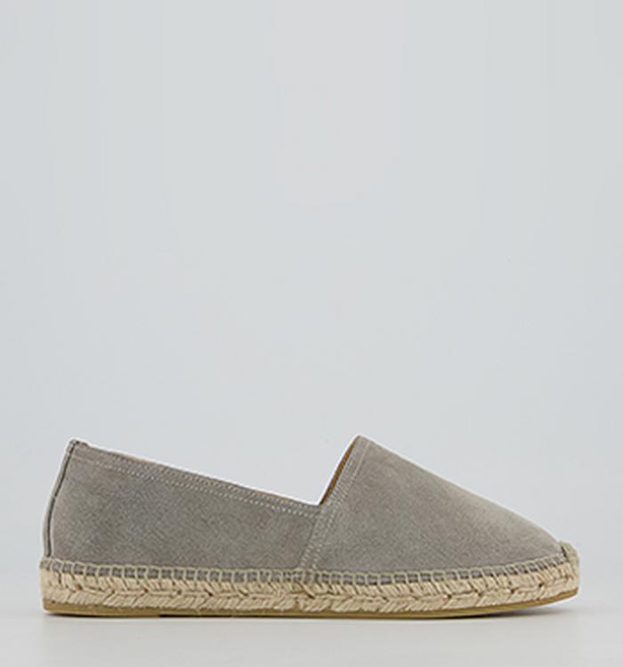 Gaimo for OFFICE Camping Slip On Shoes Grey Suede