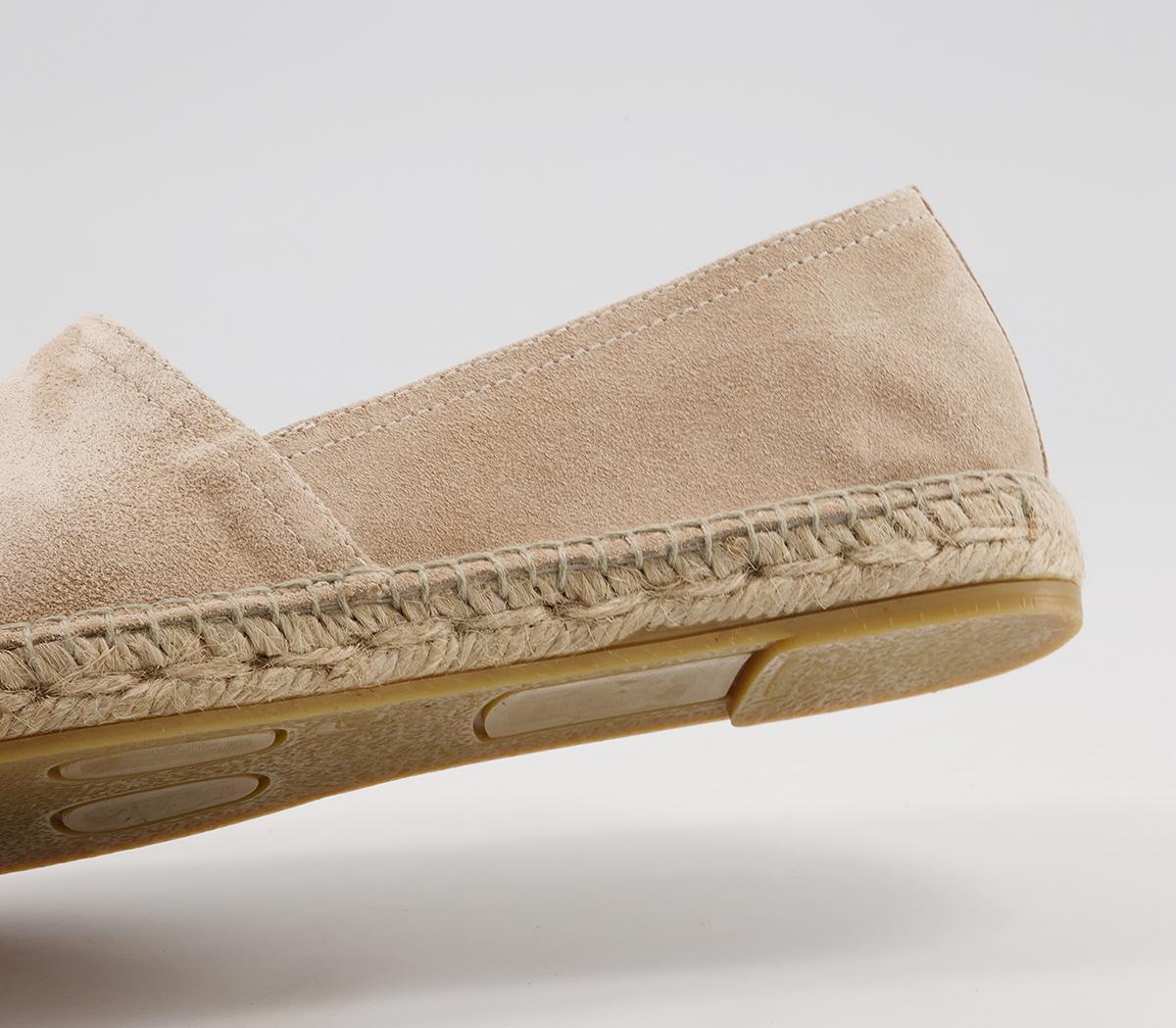 Gaimo for OFFICE Camping Slip On Espadrilles Gaimo for OFFICE Camping Slip On Espadrilles Tan Suede