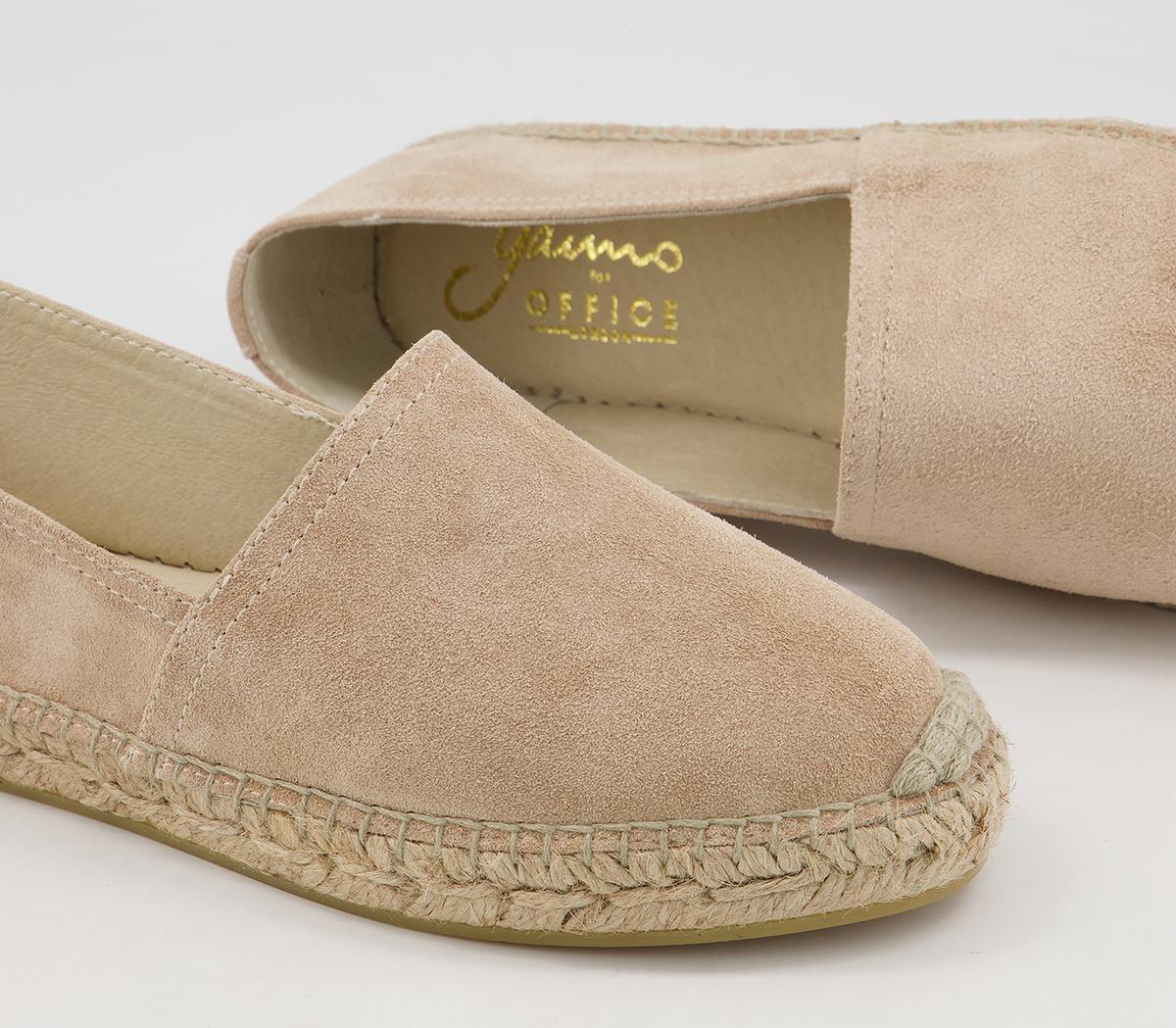 Gaimo for OFFICE Camping Slip On Espadrilles Gaimo for OFFICE Camping Slip On Espadrilles Tan Suede