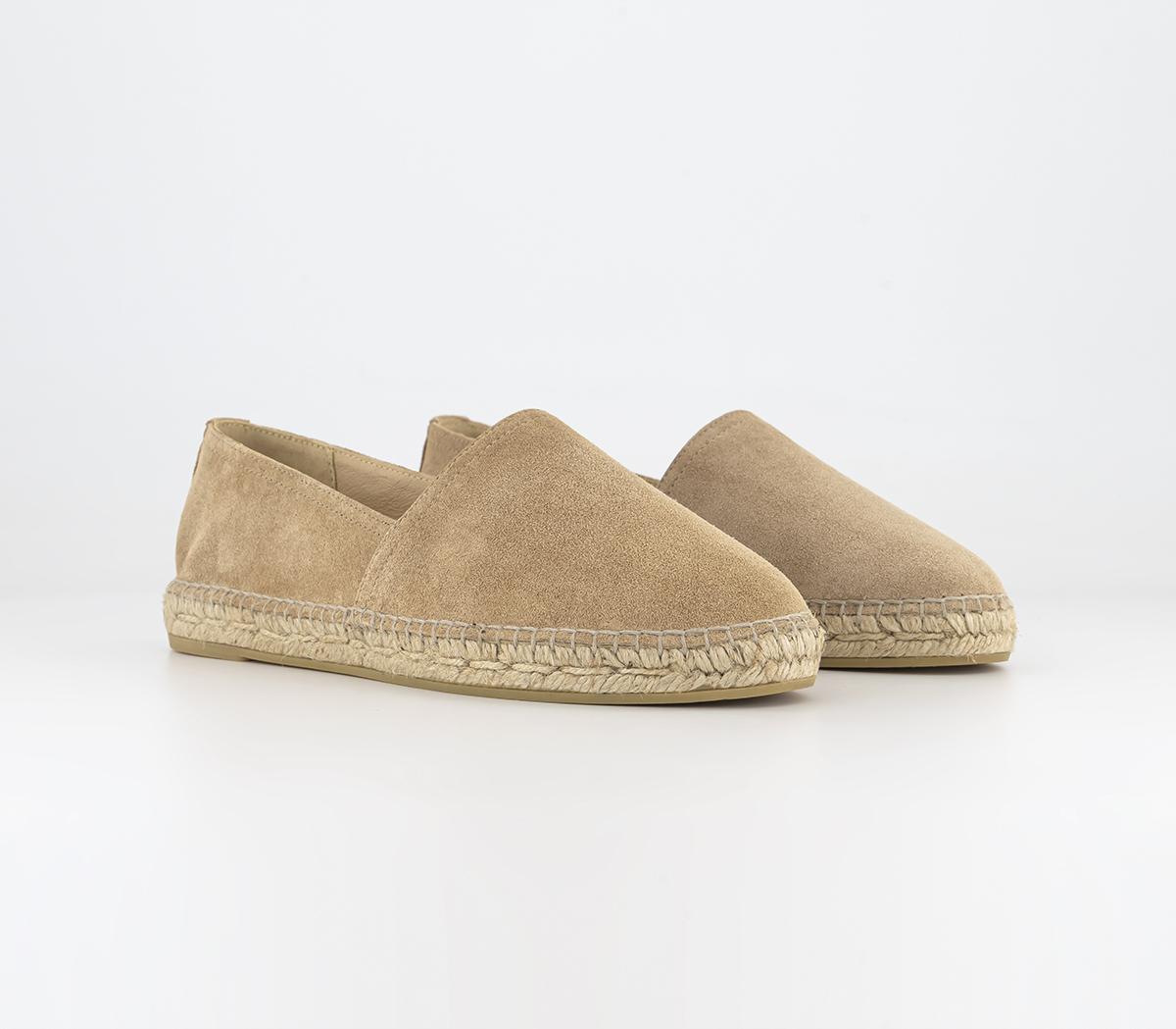 Gaimo for OFFICECamping Slip On EspadrillesTan Suede