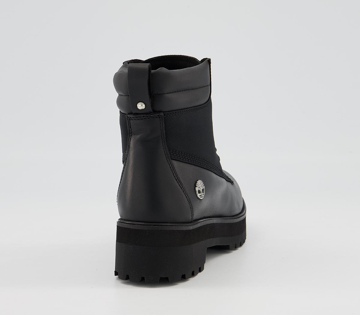 Timberland 6 Inch Stack Boots Timberland 6 Inch Stack Boots Black