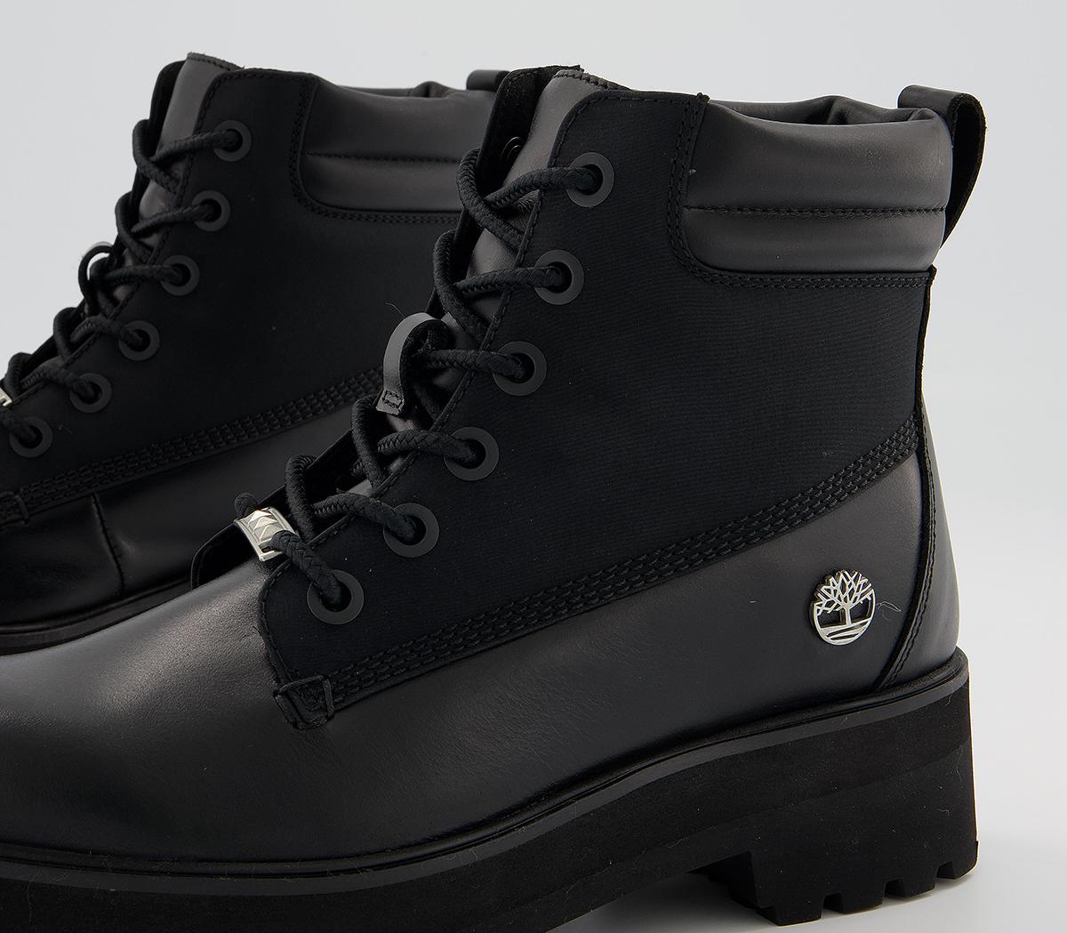 Timberland 6 Inch Stack Boots Timberland 6 Inch Stack Boots Black