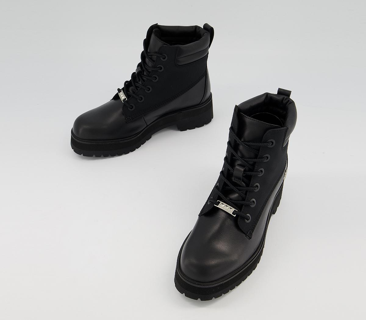Timberland 6 Inch Stack Boots Timberland 6 Inch Stack Boots Black