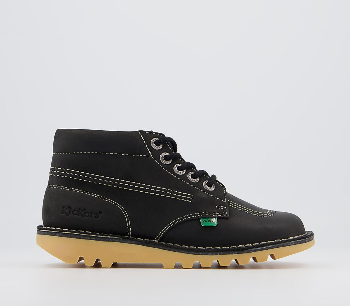 Kickers Kick Hi Boots Kickers Kick Hi Boots Black White