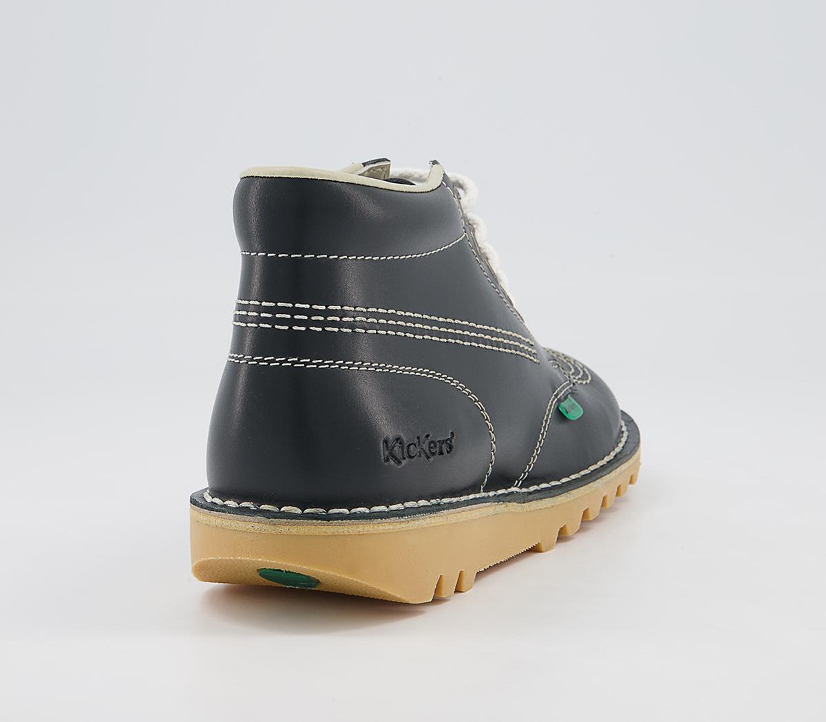 Kickers Kick Hi Boots Kickers Kick Hi Boots Dark Blue White