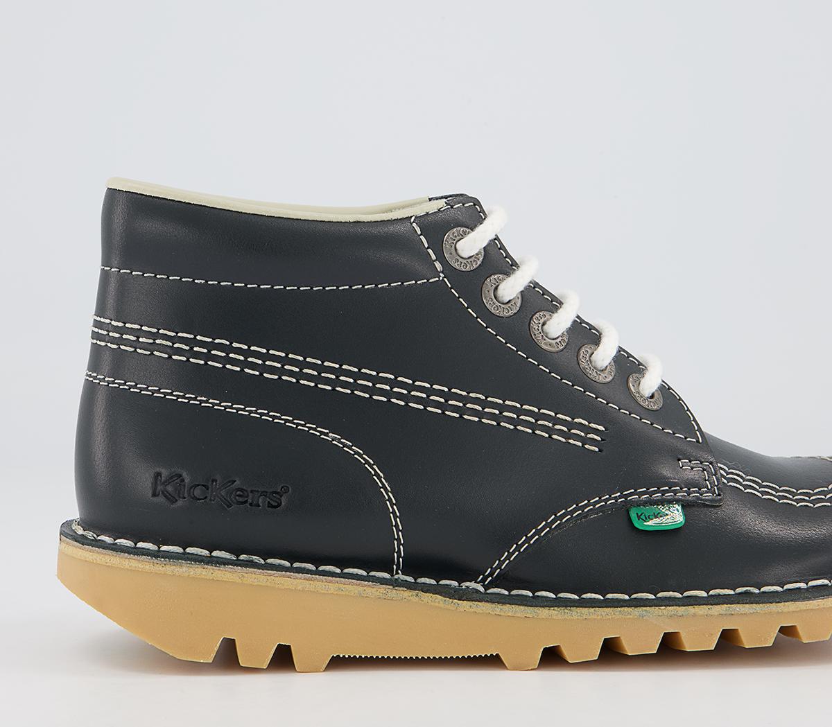 Kickers Kick Hi Boots Kickers Kick Hi Boots Dark Blue White