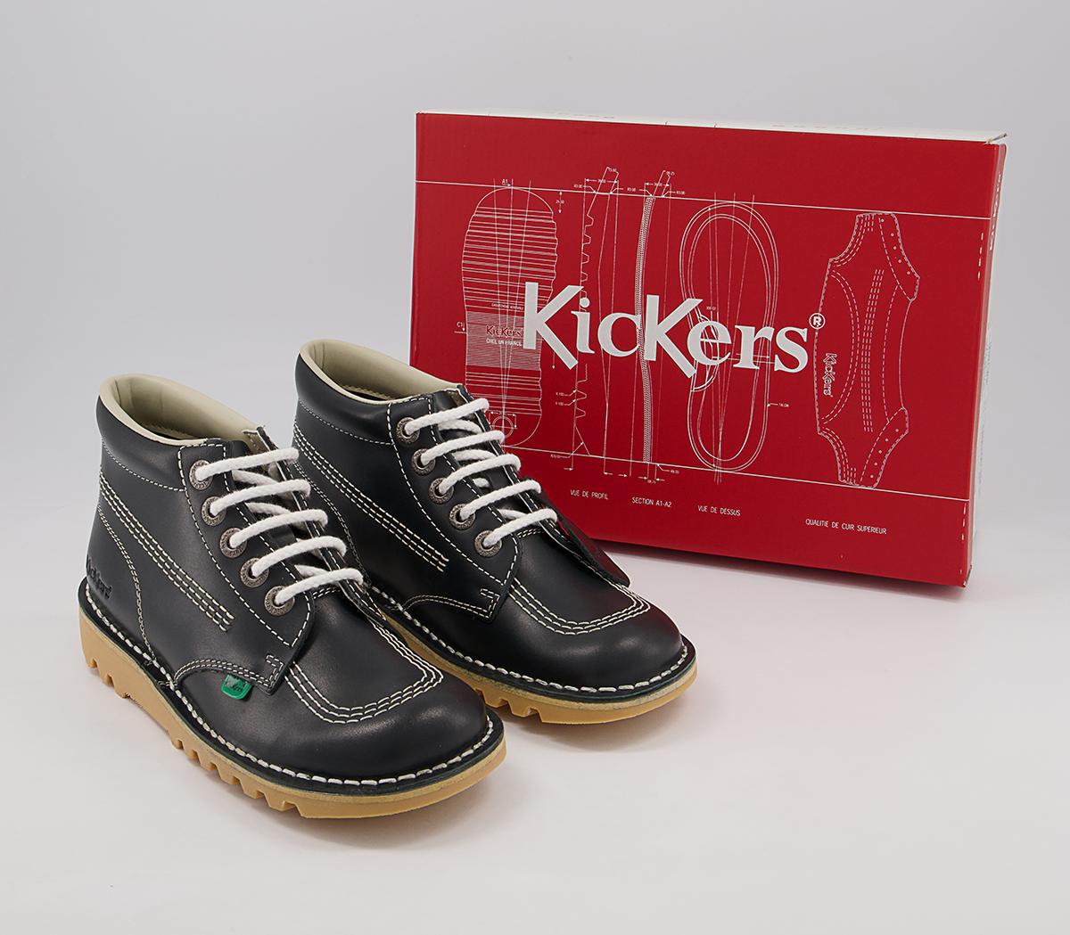 Kickers Kick Hi Boots Kickers Kick Hi Boots Dark Blue White