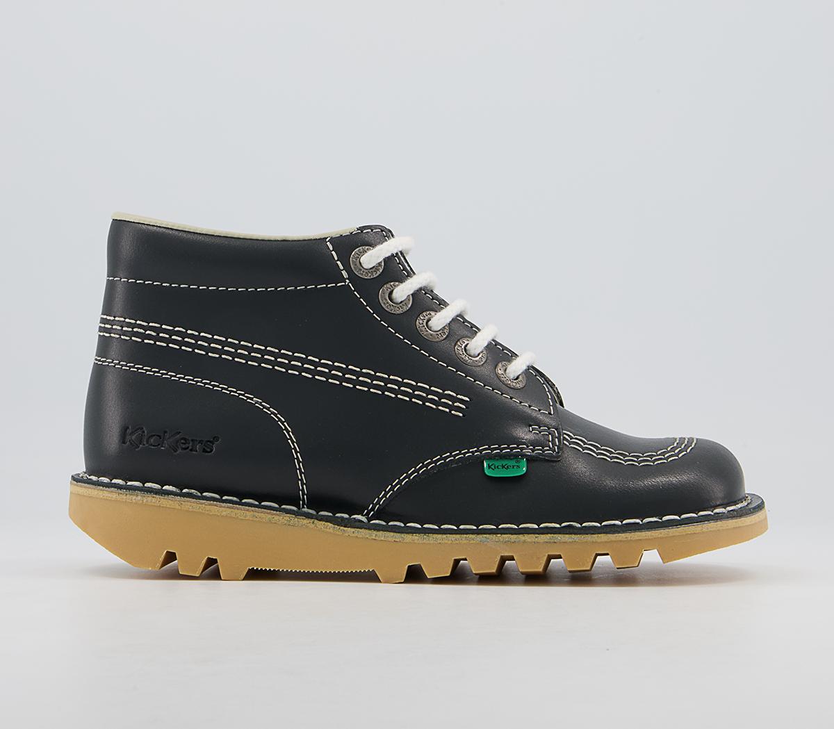 Kickers Kick Hi Boots Kickers Kick Hi Boots Dark Blue White