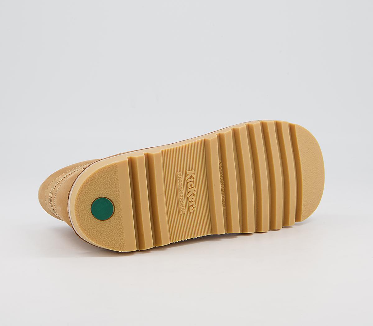 Kickers Kick Hi Boots Kickers Kick Hi Boots Tan Light Cream