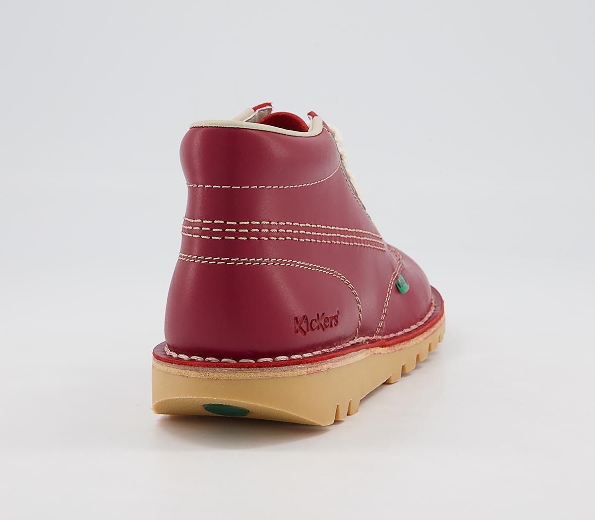Kickers Kick Hi Boots Kickers Kick Hi Boots Red Light Cream