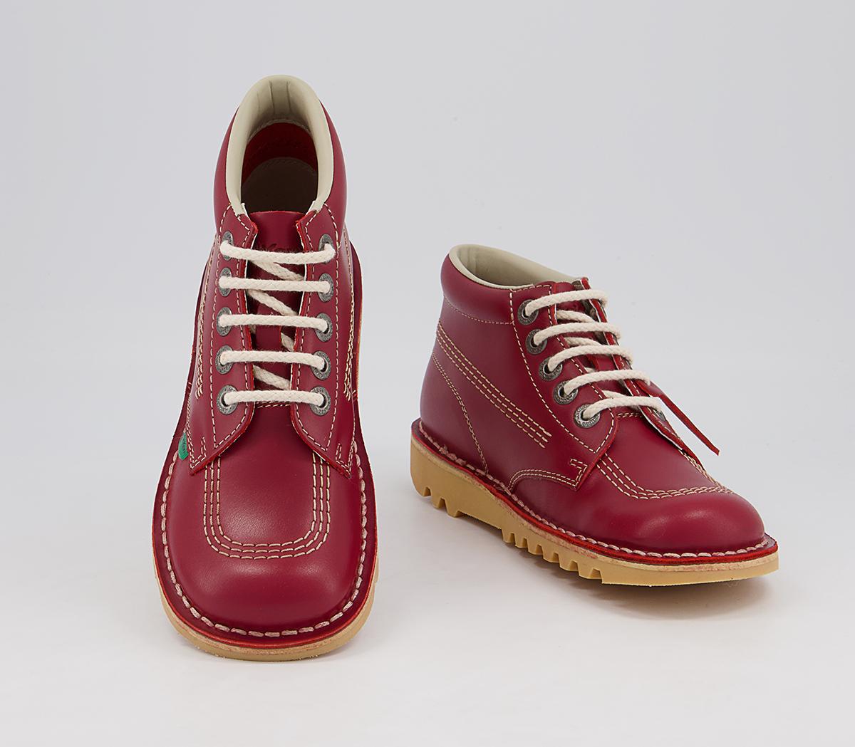 Kickers Kick Hi Boots Kickers Kick Hi Boots Red Light Cream