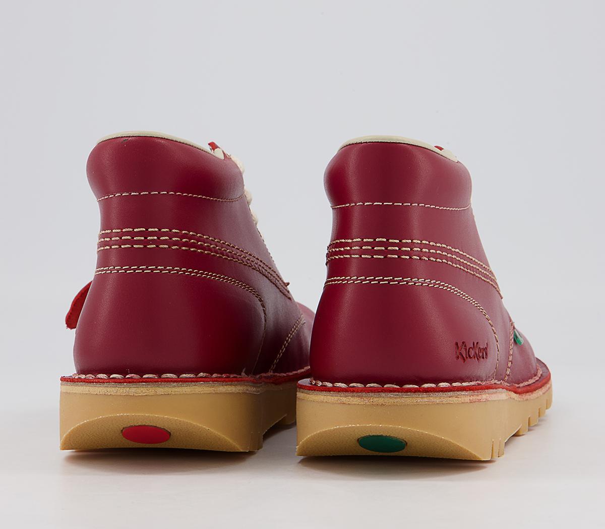 Kickers Kick Hi Boots Kickers Kick Hi Boots Red Light Cream