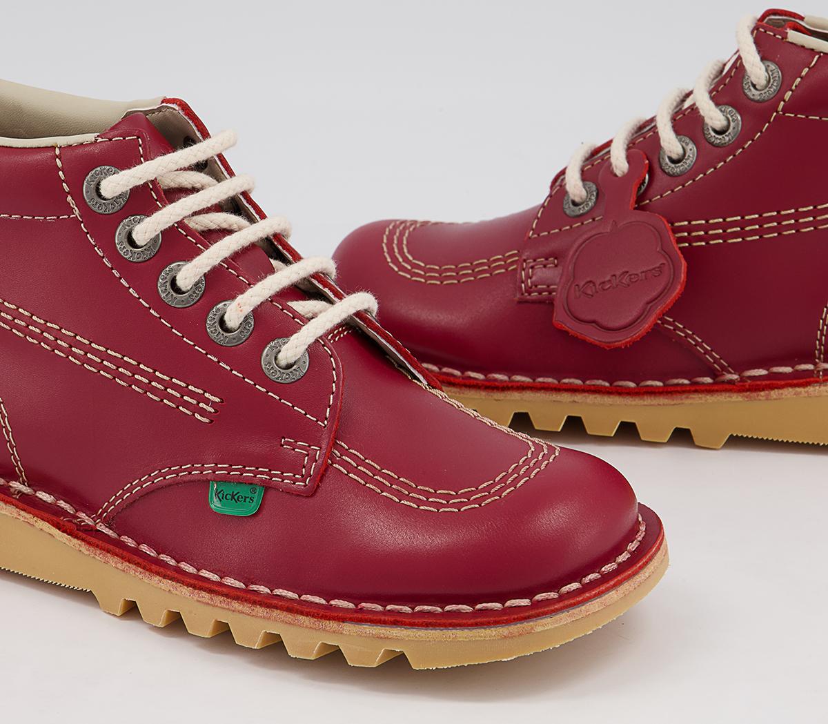 Kickers Kick Hi Boots Kickers Kick Hi Boots Red Light Cream