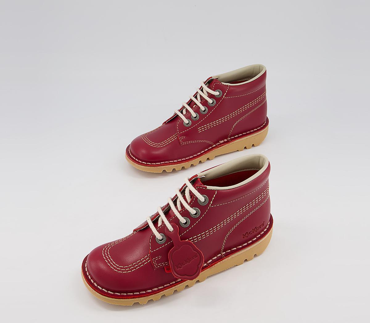 Kickers Kick Hi Boots Kickers Kick Hi Boots Red Light Cream
