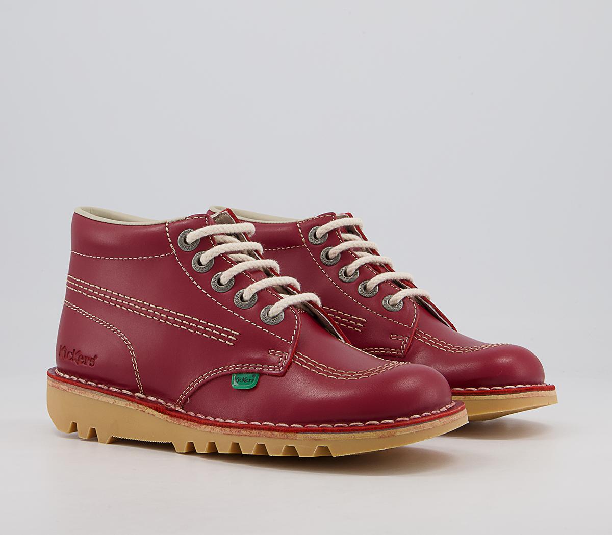 Kickers Kick Hi Boots Kickers Kick Hi Boots Red Light Cream