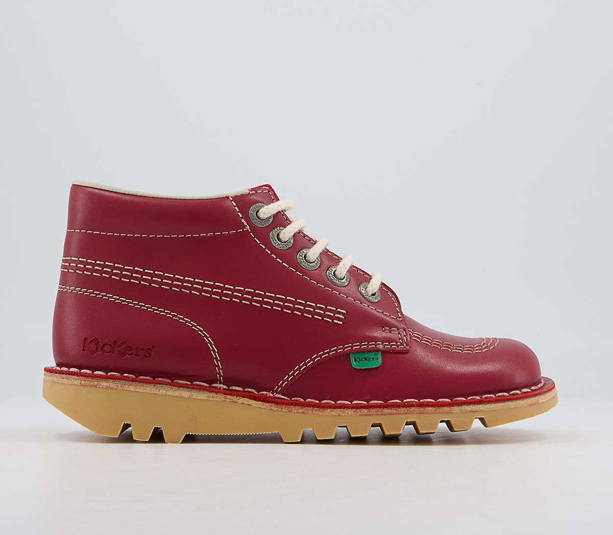 Kickers Kick Hi Boots Kickers Kick Hi Boots Red Light Cream
