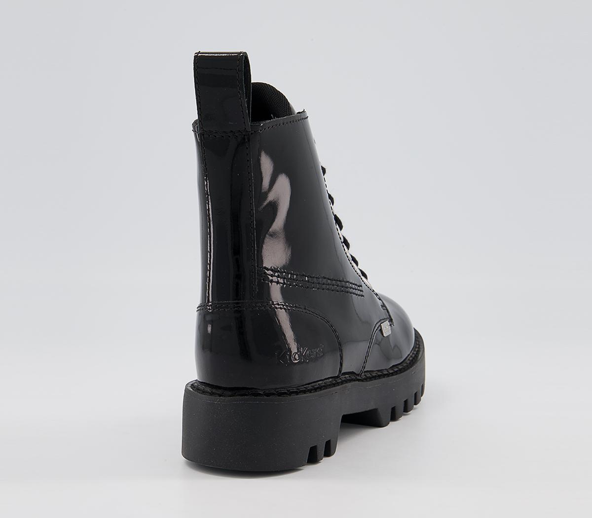 KickersKizziie Higher Pat BootsBlack